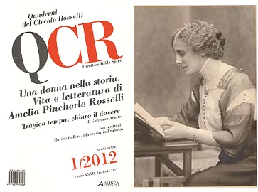 Narni, 22 settembre - Presentazione del QCR 1/2012 dedicato ad Amelia Pincherle Rosselli