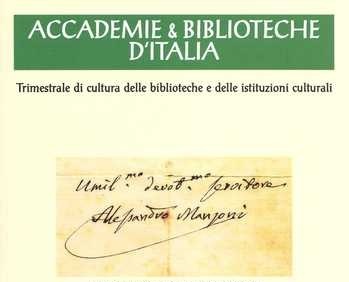 Roma, 10 luglio - presentazione "Accademie e Biblioteche d’Italia" su Istituti culturali