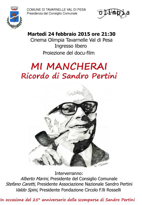 Tavarnelle, 24 febbraio - incontro su Pertini